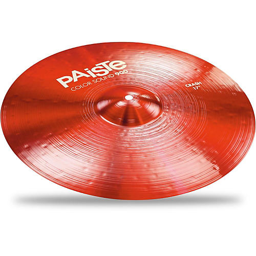 Paiste Color Sound 900 Crash Cymbal, Red 17 in.