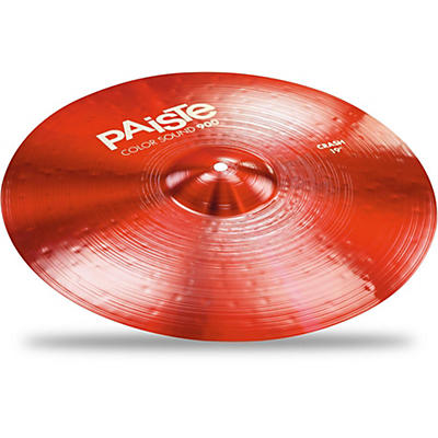 Paiste Color Sound 900 Crash Cymbal, Red