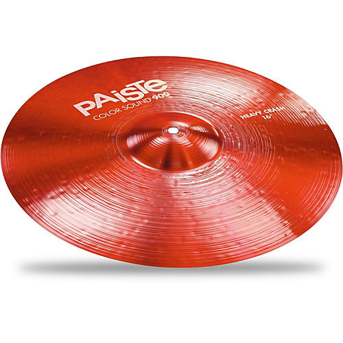 Paiste Color Sound 900 Heavy Crash Cymbal, Red 16 in.