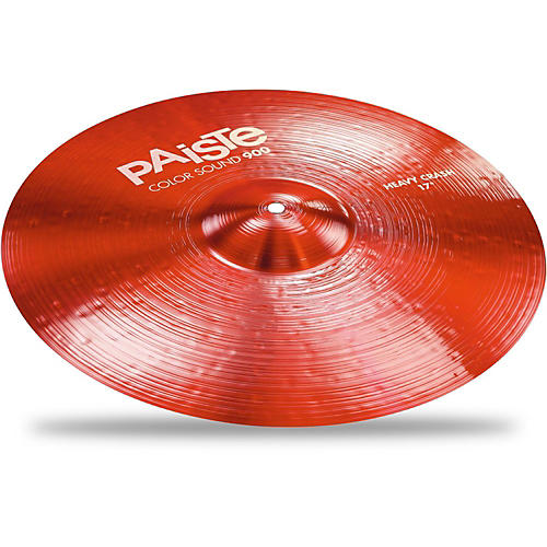 Paiste Color Sound 900 Heavy Crash Cymbal, Red 17 in.