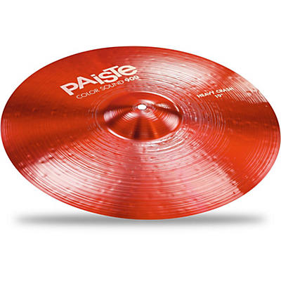 Paiste Color Sound 900 Heavy Crash Cymbal, Red