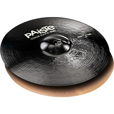 Paiste Color Sound 900 Heavy Hi-Hat Cymbal, Black