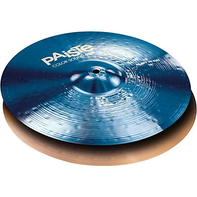 Paiste Color Sound 900 Heavy Hi-Hat Cymbal, Blue