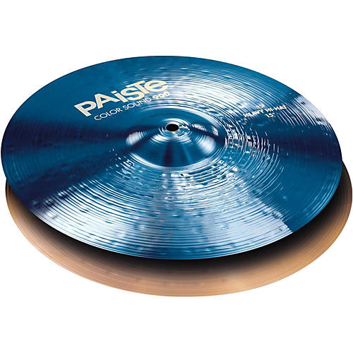 Paiste Color Sound 900 Heavy Hi-Hat Cymbal, Blue 15 in. Top