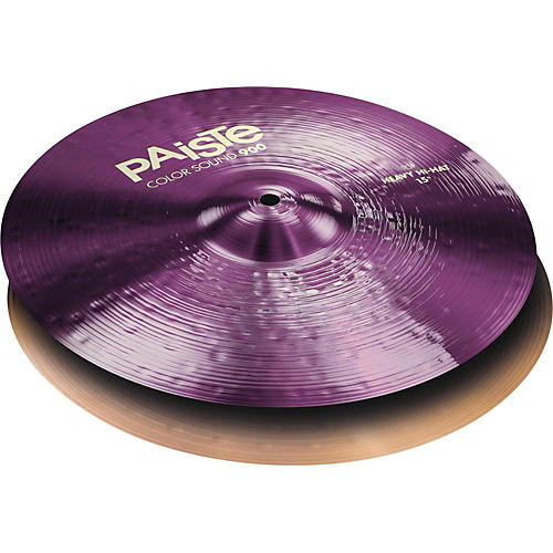 Paiste Color Sound 900 Heavy Hi-Hat Cymbal, Purple 15 in. Pair