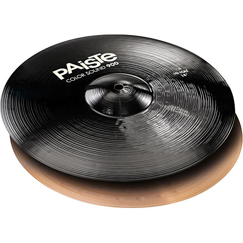 Paiste Color Sound 900 Hi-Hat Cymbal, Black 14 in. Pair