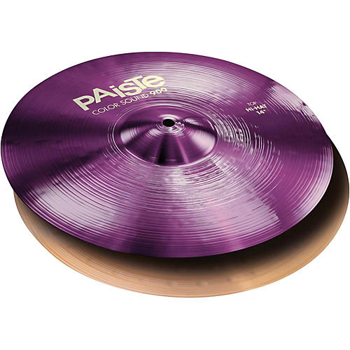 Paiste Color Sound 900 Hi-Hat Cymbal, Purple 14 in. Bottom