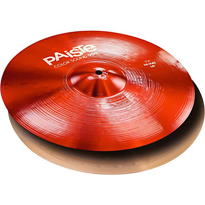 Paiste Color Sound 900 Hi-Hat Cymbal, Red