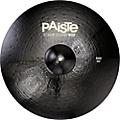 Paiste Color Sound 900 Ride Cymbal, Black 22 in.20 in.