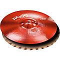 Paiste Color Sound 900 Sound Edge Hi-Hat Cymbal, Red 14 in. Bottom14 in. Top