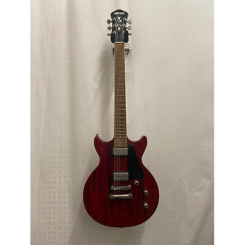 Hofner Colorama Solid Body Electric Guitar Red