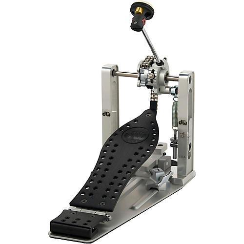 DW Colorboard Machined Chain Drive Single Bass Drum Pedal with Black Footboard