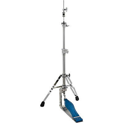 DW Colorboard Machined Direct Drive 2-Legged Hi-Hat Stand with Blue Footboard