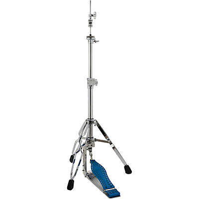 DW Colorboard Machined Direct Drive 3-Legged Hi-Hat Stand with Blue Footboard