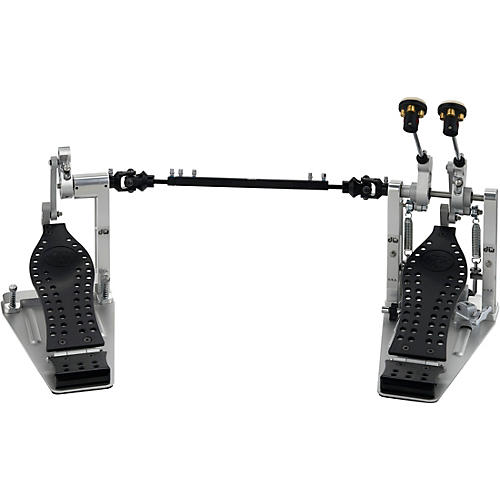DW Colorboard Machined Direct Drive Double Bass Drum Pedal with Black Footboard