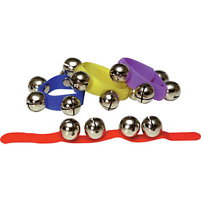 Rhythm Band Colored Velcro Wrist and Ankle Bells