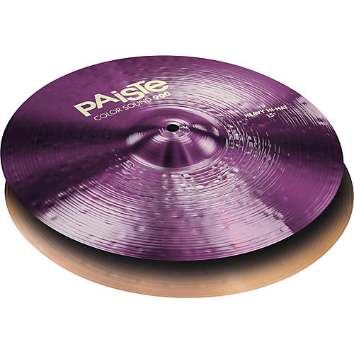 Paiste Colorsound 900 Heavy Hi Hat Cymbal Purple 15 in. Pair