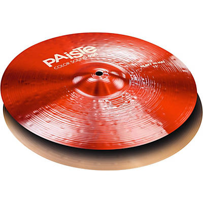 Paiste Colorsound 900 Heavy Hi Hat Cymbal Red