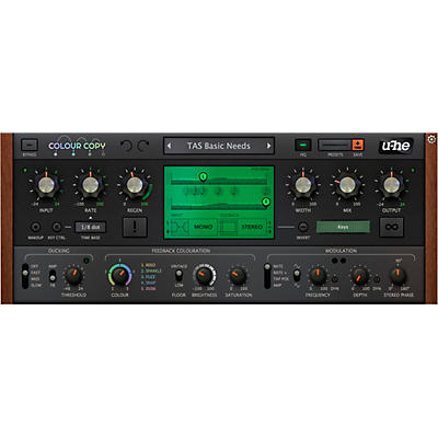 u-he Colour Copy Delay Plug-in (Software Download)