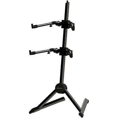 Quik-Lok Column Style Double Tier Keyboard Stand