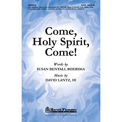 Shawnee Press Come, Holy Spirit, Come! SATB composed by David Lantz III