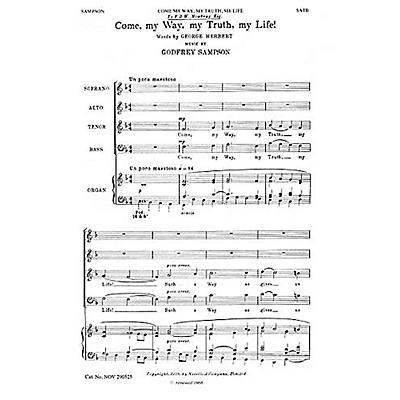 Novello Come My Way, My Truth, My Life SATB Composed by Godfrey Sampson