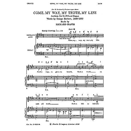 Novello Come, My Way, My Truth, My Life SATB Composed by Richard Graves