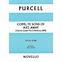 Novello Come, Ye Sons of Art, Away SATB Score Composed by Henry Purcell