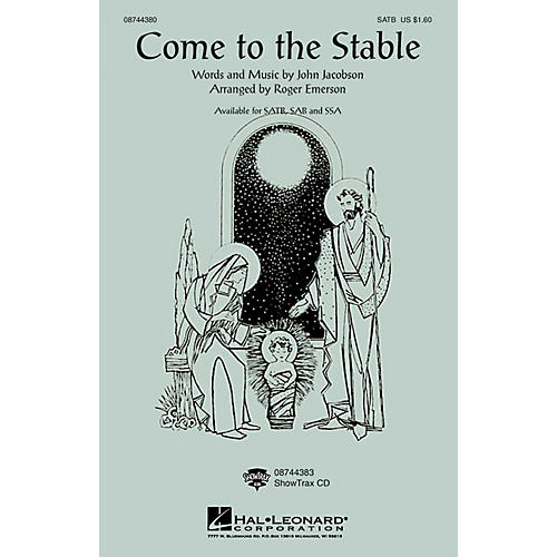 Hal Leonard Come to the Stable SSA Arranged by Roger Emerson