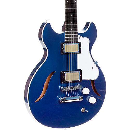 Harmony Comet Semi-Hollow Electric Guitar Midnight Blue