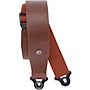 D'Addario Comfort Leather Auto Lock Guitar Strap Brown 2.5 in.