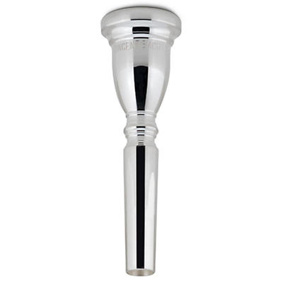 Bach Commercial Series Shallow Cup Trumpet Mouthpiece in Silver