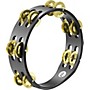 Meinl Compact Wood Tambourine Two Rows Brass Jingles Black