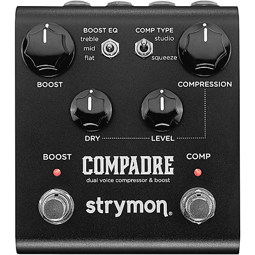 Strymon Compadre Dual Voice Compressor and Boost Midnight