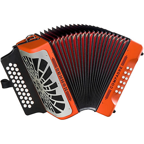 Hohner Compadre FBbEb with Gig Bag - Silver Grille Orange