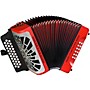 Hohner Compadre FBbEb with Gig Bag - Silver Grille Red