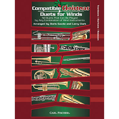 Carl Fischer Compatible Christmas Duets for Winds: Trombone / Baritone / Bassoon