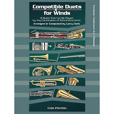 Carl Fischer Compatible Duets for Winds: Trombone/Euphonium B.C. Book
