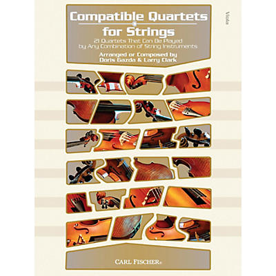 Carl Fischer Compatible Quartets for Strings Book - Viola