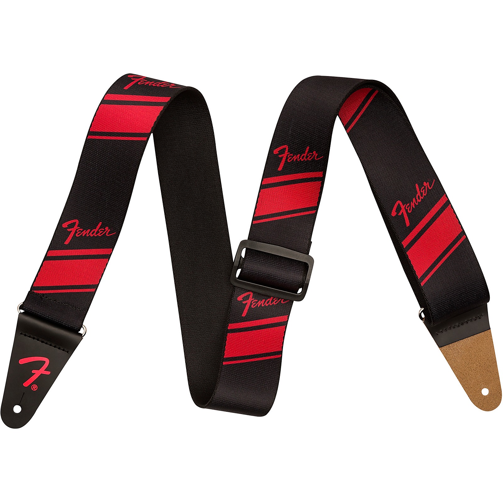 Fender Competition Stripe Guitar Strap Ruby 2 in. | Musician's Friend