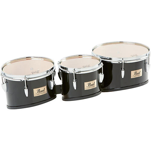 Pearl Competitor Marching Tom Set Midnight Black (#46) 8,10,12 set