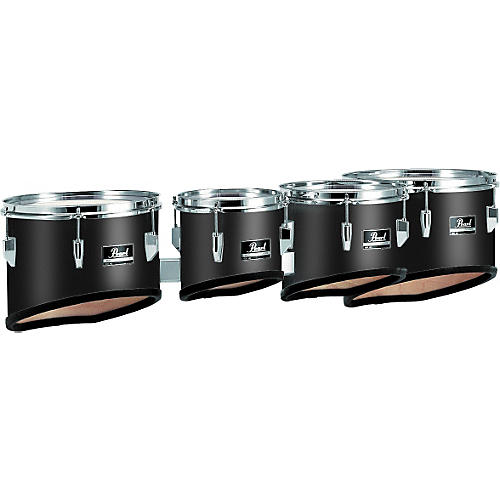Pearl Competitor Marching Tom Set Midnight Black (#46) 8,10,12,13 set