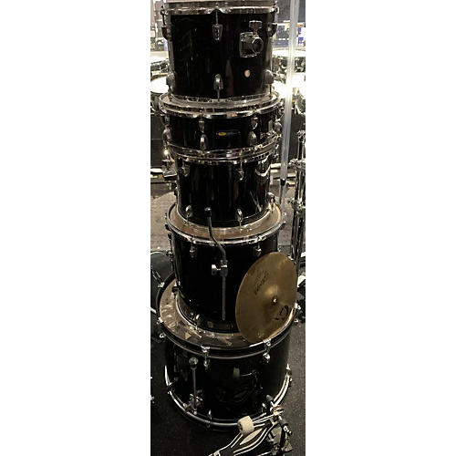 Sound Percussion Labs Complete 5 Piece Drum Kit Black