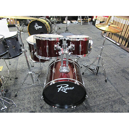 Rogue Complete Kit Drum Kit Wine Red Wrap