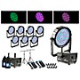 Proline Complete Lighting Package with Eight Thinpar 64 and Two Huricane 700 Fog Machines