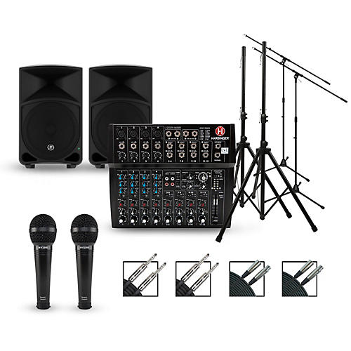 Complete PA Package with L1202 Mixer and Mackie Thump Speakers
