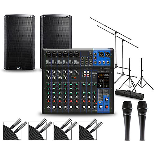 Complete PA Package with MG12XUK Mixer and Alto TS2 Speakers