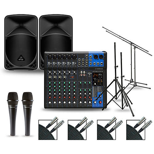 Complete PA Package with MG12XUK Mixer and Behringer EUROLIVE BX Speakers
