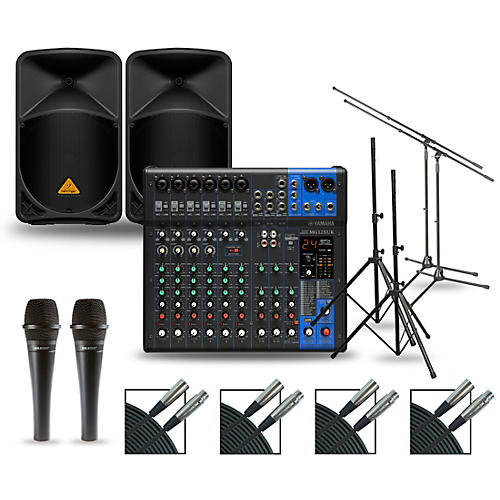 Complete PA Package with MG12XUK Mixer and Behringer Eurolive BW Speakers