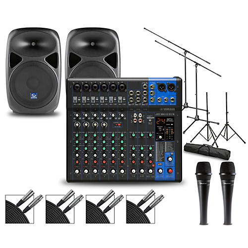 Complete PA Package with MG12XUK Mixer and Gem Sound PBX Speakers